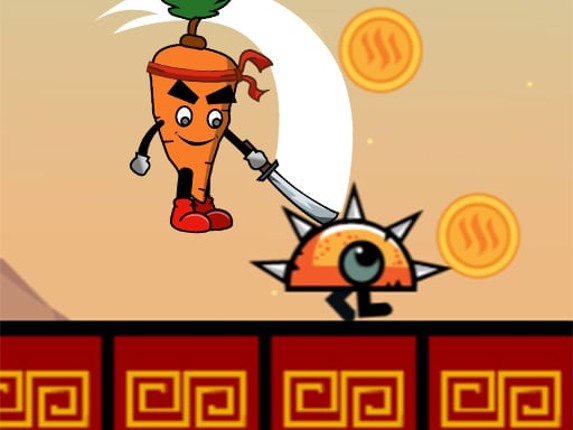 Carrot Ninja Runner Game Cover