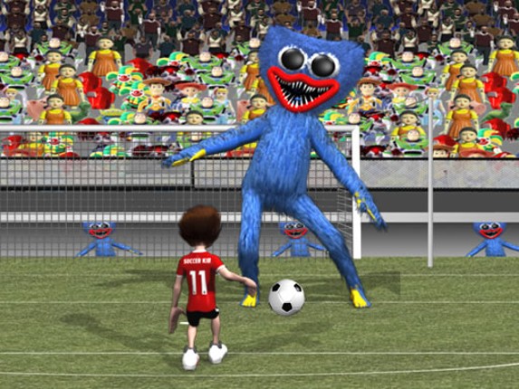 Soccer Kid vs Huggy Game Cover