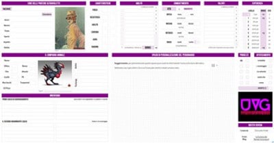 UVG + SEACAT Online Character Sheet Image