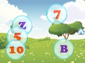 Alphabet, Bubbles and Numbers Image