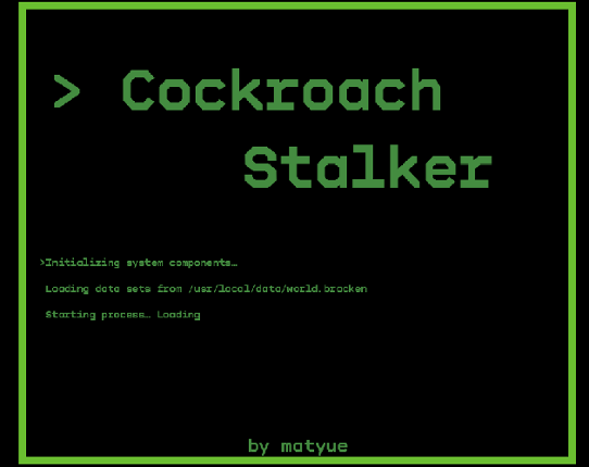 Cockroach Stalker Game Cover