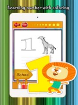 123 Coloring Book for children age 1-10: Games free for Learn to write the Spanish numbers and words while coloring with each coloring pages Image