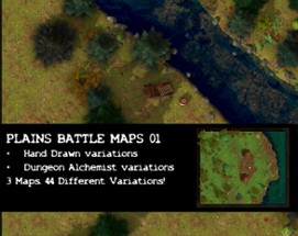 Battle Maps: Plains 01 for DnD PF2E & other TTRPGs Image