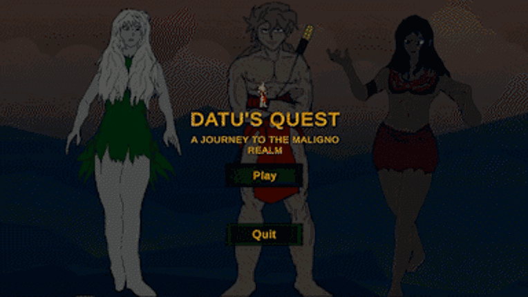 Datus Quest "Journey to the Maligno Realm" Game Cover