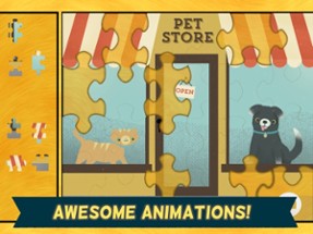 Pet Games for Kids: Cute Cat, Dog, and Fun Animal Puzzles Image