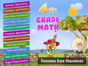 Grade 4 Math Common Core: Cool Kids’ Learning Game Image