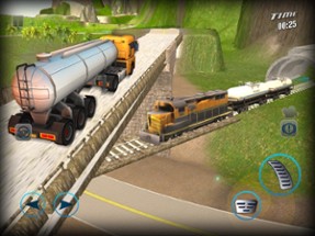Heavy Cargo Truck Transport 3D Image