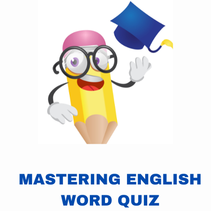 Master English Word Quiz Game Cover