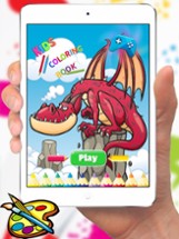 Dragon Dinosaur Coloring Book - Drawing for kids free games Image