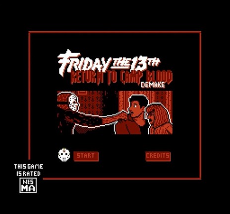 Friday The 13th: Return To Camp Blood (NES) DEMAKE Game Cover