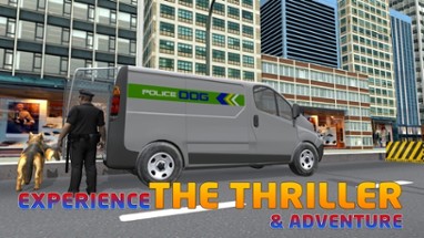 Police Dog Transporter Truck – Drive minivan &amp; transport dogs in this simulator game Image
