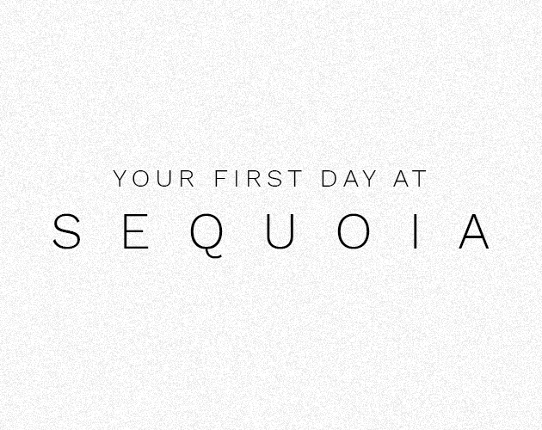 Your First Day at Sequoia Game Cover