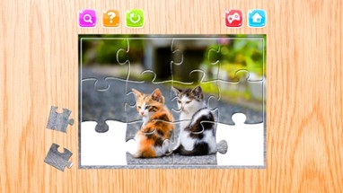 Cat Jigsaw Puzzles Game Animals for Adults Image