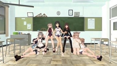 Beautiful Girl Fight School Image