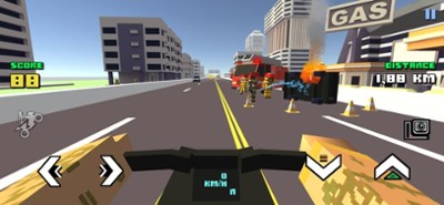 Blocky Moto Racing Image