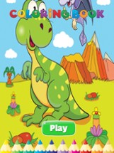 Dinosaur Farm Coloring Book - Activities for Kid Image