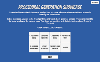 Procedural Generation Showcase Image