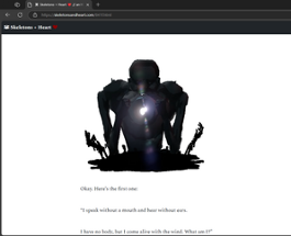 ☠ Skeletons + Heart ❤ <an html adventure!/> Image