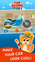 Toddler Racing Car Game for Kids. Premium Image