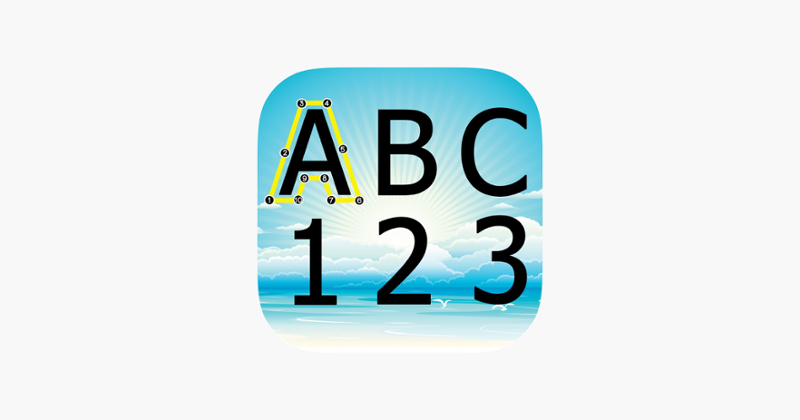ABC 123 Drag Connect the Dot Game Cover