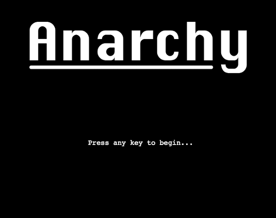 Anarchy (Quarantine Jam Version) Game Cover