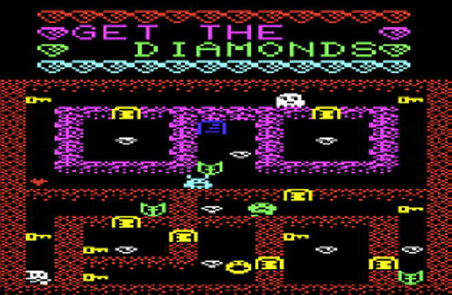 Get The Diamonds (VIC20) Game Cover
