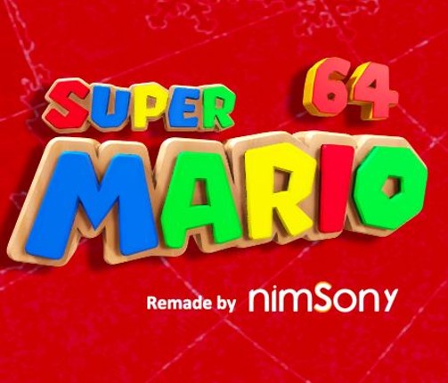 Super Mario 64 Remake Game Cover