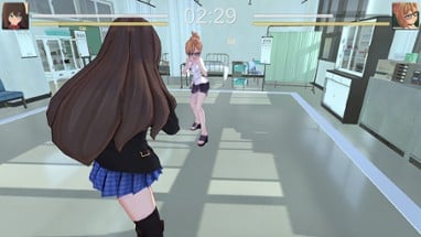 Beautiful Girl Fight School Image