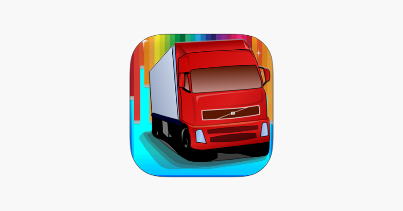 Cute Car Trucks Coloring Book Game Game Cover