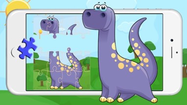 Dinosaur Jigsaws Puzzle Activities for Preschool Image