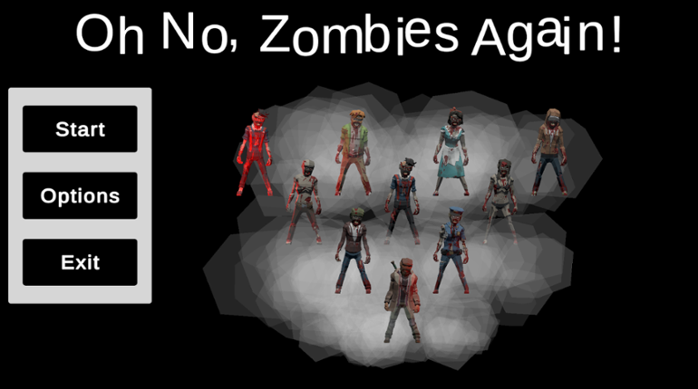 Oh No, Zombies Again! Game Cover