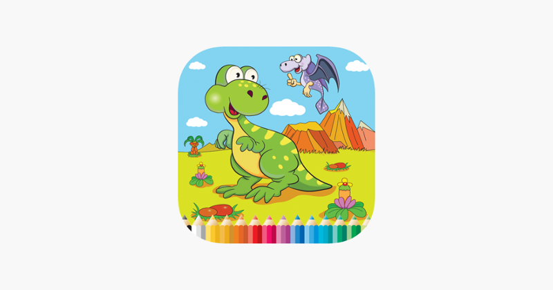 Dinosaur Farm Coloring Book - Activities for Kid Game Cover