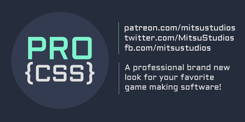 PROCSS theme for Construct 3 Game Cover