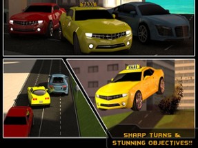 Taxi Car Simulator 3D - Drive Most Wild &amp; Sports Cab in Town Image