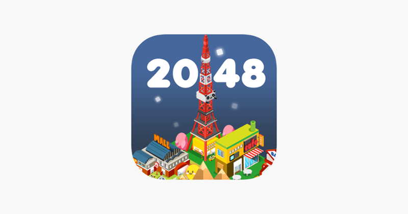 2048 Merge Town! Game Cover