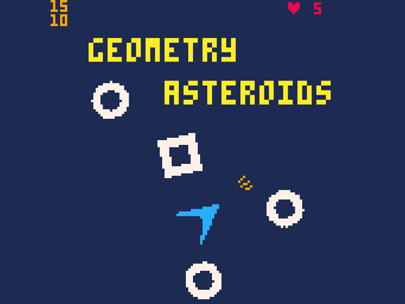 1K Geometry Asteroids #Pico1k Game Cover
