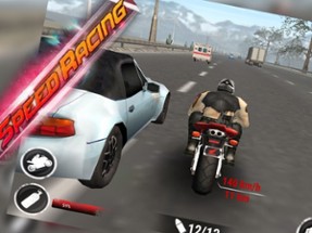 MOTOR BIKE Stunt Fighter RACER 3D Image