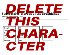 Delete this Character Image