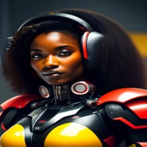 Sexy Black Girls-Cyber babes Fantasy app Image