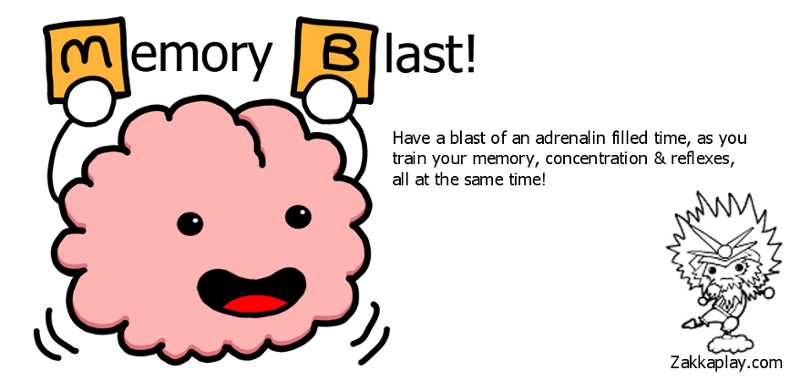 Memory Blast- Hi Score Pair Matching/Concentration Game Cover