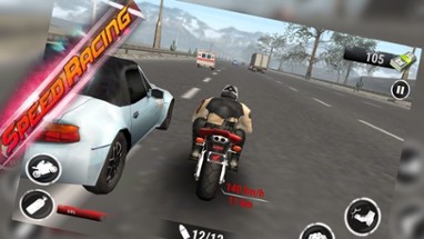 MOTOR BIKE Stunt Fighter RACER 3D Image