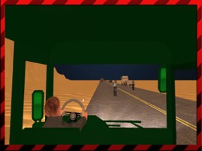 Tank Transporter Truck on Dangerous Highway Sim Image