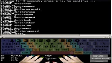 Touch Typing Home Row Speed Grinder Image