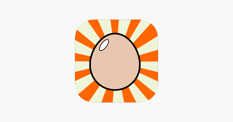 Mr Egg jumps up and down in an endless way to his home Game Cover