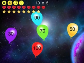Times Tables Balloon Pop Image