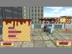 Beach Ice Cream Bicycle Cart Image