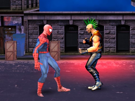 Spiderman: Street Fighter Game Cover