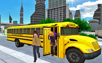 City Tour Bus Coach Driving Adventure Image