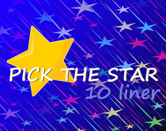 PICK THE STAR (10 liner) Game Cover