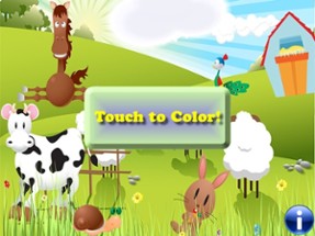 Coloring Book the Country Farm Image
